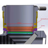 Bild von APM 2" Herschelkeil mit Keramik Lichtfalle und 2" Fast-Lock Okularklemme