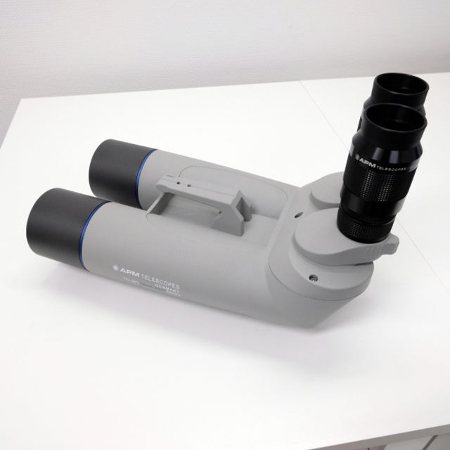 APM Telescopes. APM 70 mm 90 Semi Apo Binocular with Case