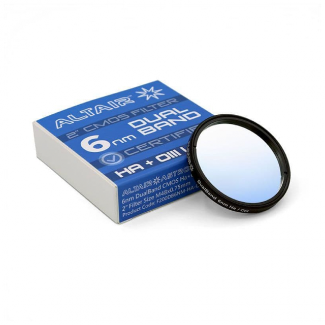 Picture of Altair 1.25" Ha Oiii DualBand 6nm CERTIFIED CMOS Filter & test report